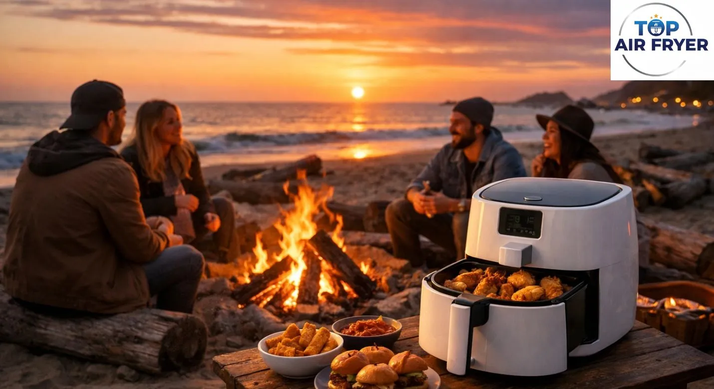 Capacidade, potência e painel da Air Fryer