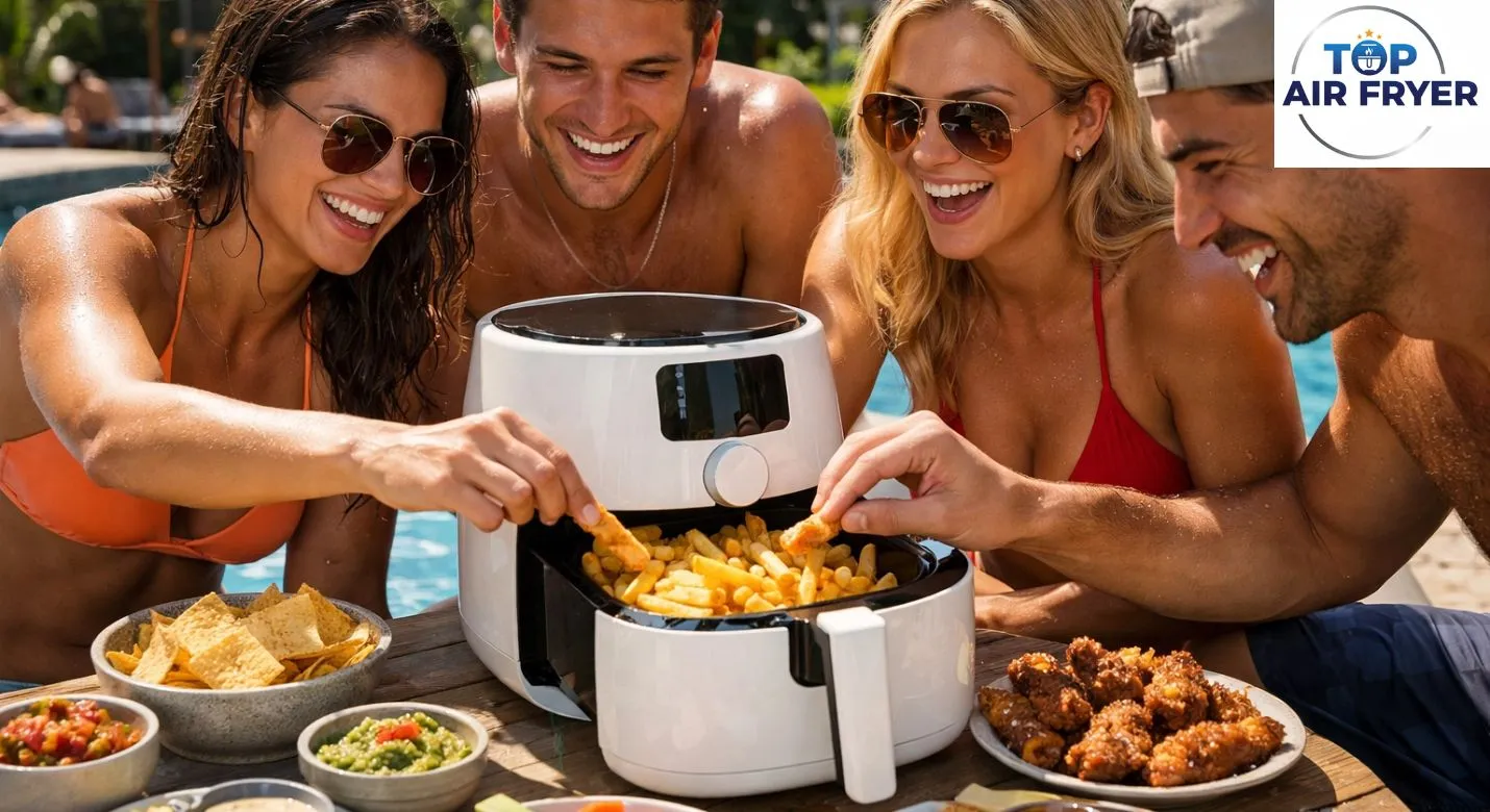 Potência e consumo de Air Fryer
